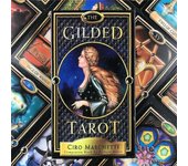 El Tarot Dorado Baraja Baraja Cartas Edición Inglesa Tarot Misterioso Juego de Mesa Fiesta Familiar Cartas Juego Entretenimiento 78PCS TT23