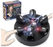 Detector de mentiras de choque eléctrico, prueba de detector de mentiras de dedos Juego de polígrafo Juego de ruleta de choque Regalos para niños y...