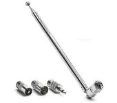 Para Bose Wave F tipo antena de radio Fm antena telescópica 3.5mm adaptador conector * 1 * 1