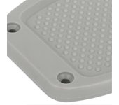 Pvc Transom Plate Outboard Mounting Engine Bracket para bote inflable Goma Dinghy Kayak Marine Yacht Gris
