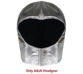 Halloween Astronauta Silver Spaceman Cosplay Traje espacial Hombres Mujeres Mono Halloween Carnaval Fiesta Vestir Traje de regalo Casco de adulto M