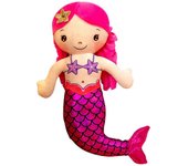 30cm Cartoon Sirena Peluche Juguete Niños Adultos Muñeca de confort Mini Linda Almohada Bebé Peluche Juguetes Niñas Regalos de cumpleaños Rojo