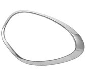 51139801573 Frontal izquierdo Headlight Trim Ring Bezel Decor Fit For Mini R60 Countryman 2016 2015 2014 2