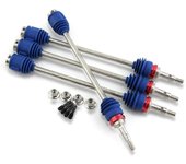 4 piezas de eje de transmisión delantero y trasero de acero metálico CVD eje de transmisión 5451R para 1/10 Traxxas E-Revo E-Revo RC Car Upgrade Parts