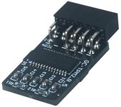 unbrand Módulo TPM2.0 Módulo LPC de 12 pines con Infineon SLB9665 Actualización de Windows 11 para placa base Gigabyte para GC-TPM2.0 S Negro