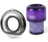 Reemplazo de la tapa de la base del depósito de polvo para V11 V15 SV14 SV15 SV22 Tapa del recipiente de vacío / cubierta del cubo de polvo con fil...