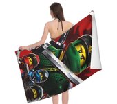 Ninjago-3 Toalla de baño Toallas unisex Toalla de moda Toallas de playa de fibra superfina-DW644