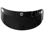Hot Universal 3 Snap Visor Face Shield Lens para cascos de motocicleta Cara abierta