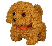 Juguete electrónico para caminar y ladrar peluche para perros cachorro interactivo niños pequeños peluche Como se muestra