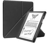 Para Kindle Scribe 10.2 pulgadas 2022 Release Multi-folding Stand Leather Cover Negro