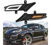 Lámpara lateral LED ahumada compatible con-Porsche Cayenne 957 2007-2010