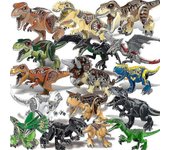 1 pieza Jurásico Tamaño Grande Dinosaurio Bloques de Construcción T-rex Quetzalcoatlus Spinosaurus Figuras de Acción Juguetes para Niños Tyrannosaurus