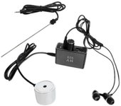 Sensor detector de fugas de tubería de agua Kit de probador de monitor de fugas de tubería de agua con sondas duales Auricular enchufe de la UE com...