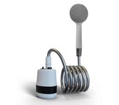 Ducha portátil para acampar Ducha al aire libre Ducha eléctrica de mano Cabezal de ducha recargable para acampar recargable de mano a batería