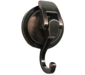Ganchos de ventosa de vacío de servicio pesado Ganchos potentes Percha de corona para baño y ducha de baño Bronce