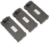 Juego de cables de carga de luz del kit de batería de litio de aviones RC de 3 piezas para E88 E88Pro LS E525 E525Pro 3.7v 2600mah