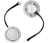 2 bombillas de luz de campana extractora, repuesto de luz LED de campana extractora de acero inoxidable luz de campana extractora de cocina empotra...