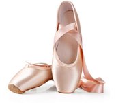 Zapatos planos de ballet para mujeres Zapatos con cordones Zapatos de punta de satén Regalo para amantes del baile de ballet 39