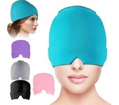 Forma Fitting Gel Ice Headache Migraine Relief Hat Cold Compress Therapy Cap Ice Head Wrap Pack Mask For Tension Sinus Stress(figura 2 Unproducts) ...