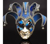 Halloween Party Carnival Mask, Italia Venecia Mascarada Navidad Cosplay Mask AZUL