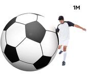 unbrand Pelota de playa gigante inflable para niños de 1 m de altura Fútbol gigante enorme para fiesta al aire libre Bola
