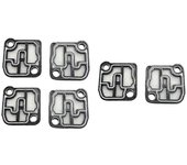 Junta de filtro de solenoide de cambio de transmisión automática de 6 piezas para accesorios de automóvil A4 A5 A6 A7 Q5 DQ500 DL501 como se muestra