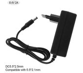 Cargador de batería 8.4V DC 2A Adaptador de corriente inteligente de litio de litio Li-on Transformador de enchufe de EE. UU. Parada completa autom...