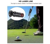 Golf Putter Sight Portable Golf Lasers Putting Trainer Golf Putt Putting Training Aim Improve Line [reducido!! 30off%]
