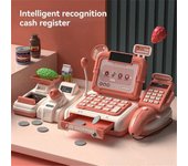 Caja registradora para niños Caja registradora de simulación Juego de simulación Cálculo Accesorios para niños Escáner y sonidos Caja registradora ...
