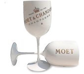 Copas de champán de plástico Copa de vino de copa de champán blanco Flautas de copa