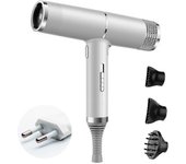 Secador de pelo jónico negativo, secador de pelo profesional de 2000w con iones difusores para secador de pelo rápido de secado rápido con 2 calent...