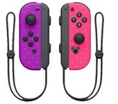 Controlador inalámbrico Joycon para Nintendo Switch, compatible con la función de despertador, controles remotos izquierdo derecho con correa para ...