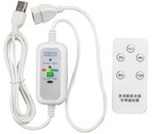 Cable de alimentación de extensión USB remoto de 1.5m 5V con interruptor de encendido / apagado Sincronización de 2-12 horas