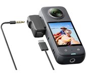 Para Insta360 One X3 Camera 3.5mm / Type-C Adaptador de micrófono Cargador Adaptador de audio