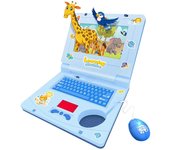 Computadora de aprendizaje educativa para niños con juegos y actividades de aprendizaje, pantalla LCD y mouse, juguete portátil para niños, niños p...