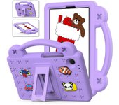 Funda de tableta a prueba de golpes para Samsung Galaxy Tab A9 Luz violeta
