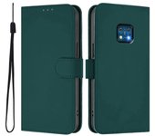 Estuche de PU de color sólido para Nokia XR20 Verde oscuro