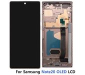 Redkid Pantalla LCD OLED Note20 100% probada para Samsung Galaxy Note 20 5G N980 N981U N981B Pantalla LCD Digitalizador de pantalla táctil Marco OL...