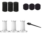 10 piezas para Xiaomi Deerma DX700 DX700S Aspiradora lavable Filtro HEPA Accesorios Piezas como se muestra