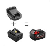 Makita 18v Bl18 Series Convertidor de Batería de Litio a Milwaukee M18 18V/20V Baterías Litio-Ion Herramientas Eléctricas