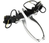 1 par de palanca de freno de bicicleta eléctrica frenos de manija de bicicleta palancas de freno de corte piezas de ciclismo para elegir