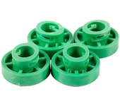 4 x juego de rodillo guía del regulador de elevalunas eléctrico delantero para Saab 9-5 9-3 900 Verde