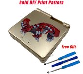 Carcasa completa de edición limitada de repuesto para Nintendo Gameboy Advance SP para GBA SP Cubierta de consola de juegos Acces Oro 1