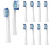 Pack de 10 cepillos de repuesto compatibles con los cabezales Oral-B Pulsonic