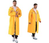 Baicccf Impermeables para adultos Ponchos de lluvia con capuchas Hombre Impermeables ligeros Chaqueta impermeable larga a prueba de viento para hom...