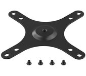 Placa de soporte de montaje para monitor portátil con orificio para tornillo de 1/4 de pulgada para 100 x 100 mm, 75 x 75 mm, juego de tornillos pa...