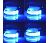 4 Pcs Led Lighting Horse Leg Safety Belt Horse Leg Straps Night Riding Equipment Outdoor Sports Equestrian Supplies