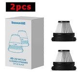 Baseus 2PCS HEPA Nano Fliter para aspiradora de coche A3 15000Pa