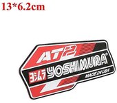 Youping Motorrad Auspuff Neue YOSHIMURA AT2 Flucht Schalldmpfer R11 R77 HF 3D Klebstoff Wrme Bestndig Schalldmpfer Zubehr C