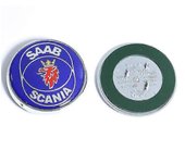 68mm 2 3 pines Saab Capó delantero del coche Logotipo del capó Insignia del parachoques trasero del maletero para Saab 9 3 9 5 9-3 9-5 Saab Scania ...